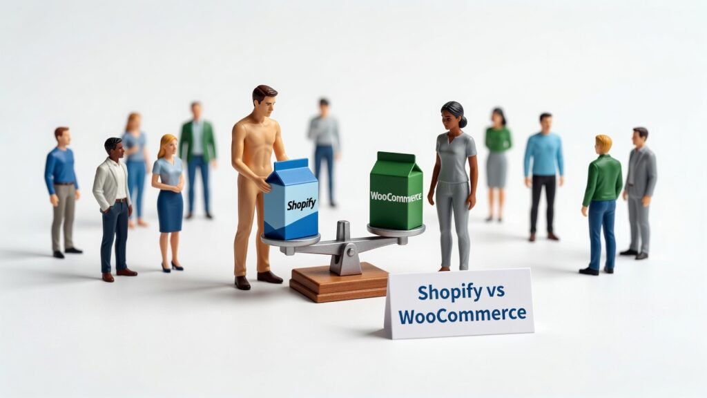 Shopify vs WooCommerce: Which One Fits Your Store Size - ecommerce tool comparison